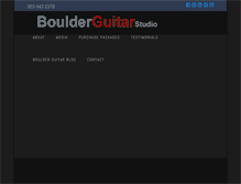 Tablet Screenshot of boulderguitar.com